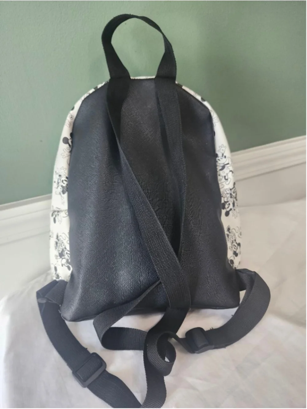Disney Mickey Mouse Backpack One Size White Black Red